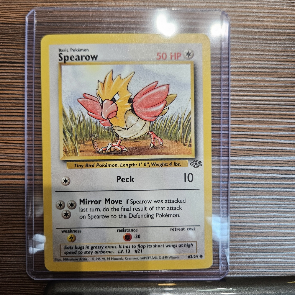 Spearow 62/64 Jungle Pokemon Trading Card